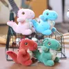 Peluş Anahtarlıklar 1 PC Kawaii Küçük Dinozor Bebeği Anahtarlık Sevimli Dolgulu Hayvan Anahtar Zinciri Sırt Çantası Kolye Hediyesi Kızlar İçin 230911