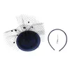 Bandanas Tea Party Hat Retro Fascinator Hatts Women Fasinators The Hair Top Fashionable Dressy Wool Fascinators Bride