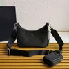 10A Canvas crossbodytas van topkwaliteit Heruitgave 2005 Gerecycled nylon drie-in-één handtas Designer tassen dames schoudertassen 22cm Wi2743