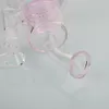 Partihandel ny release rosa filter söt dab rigg vatten glas rör glas rökare bong vatten rör rökning tillbehör