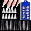 Unghie finte 100 pezzi fai da te acrilico artificiale estensione rapida manicure punte per nail art forma finta