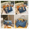 Borse firmate Borsa a tracolla in denim vintage Borsa da donna in jeans Never Crossbody Boston Pillow Totes grande capacità H911S