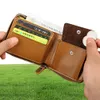 Batu Kangaroo Mens AntiTheft Swiping Wallet Short Zipper MultiFunctional Driving License Card Holder Mens Wallet6920623