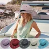 Chapeaux à large bord Chapeau de cowboy occidental décontracté Summer Cowgirl Big Edge Sunshade pour Sun Randonnée Cyclisme Équitation Escalade