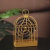 Decorative Plates Wrought Iron Golden Bird Cage Mosquito Coil Shelf Creative Home Summer Practical Ornaments