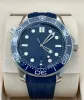 Diver 300m designer horloges mode luxe horloge voor mannen rubber keramiek verguld zilver orologio di lusso wit zwart blauw aaa 007 horloges hoge kwaliteit dh08 Q2