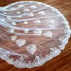 Bridal Veils Original Real Shooting Wedding Veil White / Beibai Lace Pärled Single Lay Luxury Cathedral 3M Shiny Bride 2023