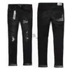 Erkekler Kot Mor Kot Penerler Men Tasarımcı Antiaging Slim Fit Casual Jeans PU2023900 Boyut 30-32-34-36 X0911