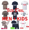 23 24 Spurs Men Kids Kit Son Bergwijn Camisas de Futebol 2023 2024 Camisa de Futebol Romero Maddison Tottenham Perisic Danjuma Richarlison Kulusevski Van de Ven Bentancur