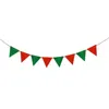 Christmas Day Banner Decoration Hanging Flag Letter Colorful Flag Flower Christmas Day Party Decoration Supplies