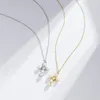 Kedjor S925 Sterling Silver Pearl Necklace for Women Ins Hip Hop Cold Style Cross Pendant clavicle Chain