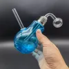 1x vidro bong grande lâmpada cachimbo de água tubo de água fumar bong bubbler tubo de água