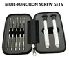 whole 12pcs sets mutifunction eyeglass screwdriver kit eyewear screwdriver set for electric products glasses frame maintain sc347H