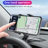 Car Multifunctional Mobile Phone Bracket 360 Degree Sun Visor Mirror Dashboard Mount GPS Stand Phone Holder Parking Card274L