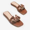 Slipper Zomer Platte Schoen Vrouwen Thuis Strand Vloer Luxe Slide Casual Vrouw Sandaal Meisje Designer 220622