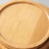 Set di accessori per il bagno Fai da te Fondo della tazza Embrione Tappetino in legno Tovaglietta per bambini Artigianato Decorazione Arte Vassoio in materiale di legno