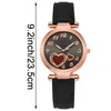 Wristwatches Watch Women Generous Quartz Wrist Watches Stainless Steel Accurate Waterproof Gold Colour Vintage