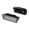 2PCS 자동차 LED 번호 번호판 라이트 라이트 라이트 SMD3528 RENAULT CLIO LAGUNA 2 MEGANE 3 TWINGO MASTER VEL SATIS320C