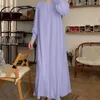 Ubranie etniczne 2023 Eleganckie indyka na Bliskim Wschodzie sukienki Muzułmański Ramadan Abayas Caftan Kaftan Vestidos Kobiety Slim Sukienka z długim rękawem