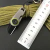 2020 New Mini Zipper Knife Unpacking Knife Outdoor Carry Survival Small Utility Knife Keychain Pendant Folding Knife