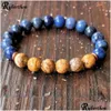 Beaded Mg1626 Strand New Design Root To Rise Wrist Mala Bracelet Picture Jasper Dumortierite Healing Crystals Malas Drop Del Dhgarden Dhzbk