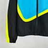 Nova AOP jacquard carta camisola de malha no outono inverno 2021acquard tricô máquina e personalizado jnlarged detalhe tripulação pescoço algodão 265i