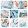 Bag Organizer 8pcsset Organizer Bags for Travel Organizer Bags Accessories Bagage Fitcase Organizers Waterproof Wash Bag Clothes Storage 230909