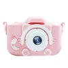 Toy Cameras Cute HD Digital Video Camera 20 Inch IPS Screen Children Selfie with Silicone Cover 32GB SD Card Gifts for Kids 230911