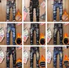 Herren Jeans Denim Designer Loch Jeans Hohe Qualität Zerrissene für Männer Größe 28-38 40 Herbst Winter Plus Samt HIP HOP Punk Streetwear Hosen x0911
