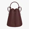 Французский дизайнер, оригинальная модная сумка-ведро с лепестками, модная сумка через плечо на одно плечо, натуральная кожа 22,5*22,5*24