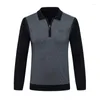 Men's Sweaters OECHSLI Sweater Wool 2024 Warm Fashion Zipper Elasticity Noble Winter Clothinghigh Quality Big Size M-5XL