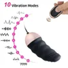 Jouets pour adultes USB chargeant 10 vitesses télécommande sans fil vibrant amour oeuf vibrateur jouet sexuel pour femmes érotique vagin Vibro culotte rose 230911