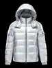 Męski Down Parkas Designer Kurtka męska błyszcząca zimowa wiatroodporna ciepła kurtka z kapturem kurtki para bluzy Hip Hop Trench płaszcz azjatycki rozmiar HKD230911