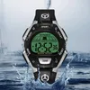 Armbandsur digitala klockor för män svart utomhus sport vattentät elektronisk klockledd display väckarklockor relogio masculino