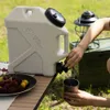 Camp cuisine Camping récipient d'eau Portable seau de qualité alimentaire avec robinet extérieur intérieur voyage 230909