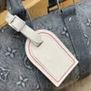 2023 Keepall Bandouliere Water Wash Deming Designer Bag Borsa a tracolla per uomo e donna Borsa a cuscino in rilievo Fade Denim Design Borsa di grande capacità