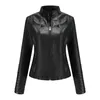 Women's Jackets Fashion Women Faux Leather Jacket Autumn Winter Long Sleeve Plus Size Ladies Solid Zipper Biker Coat Female Casual Outwear