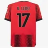 Fan 2023 24 GIROUD PULISIC Maillots de football pour adultes 23 24 Troisième TONALI REBIC THEO BENNACER KESSIE R.LEAO RAFA LEAO Chemises de football KJAER Milans Hommes Enfants Kit