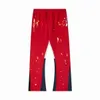 Galleriesy Pant Designer Pants Dept Letter Print Galleries Denim Straight Sweatpants Speckled Pant0032