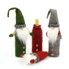크리스마스 GNOMES 와인 병 커버 수제 스웨덴 톰테 gnomes 산타 클로스 병 토퍼 가방 홀리데이 홈 장식 912
