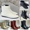 Kvinnor Autumn and Winter Luxury Canal Boot Coco Bootie Fashion Leather High-kvalitet Sexig högkvalitativ Romy Ankle Boot