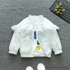 Jackets Spring Girls Long Sleeve Jackets Flower Embroidery Kids Outerwear Baby Girls Clothing Children Ruffle Cardigan Teens Girls Coats R230912