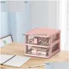 Storage Boxes Bins Desk Organizers 4 Der Tabletop Organizer Station Desktop For Home Office Table Accessory Z230811 Drop Delivery Gard Dh6Ln