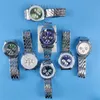 Zegarek designerski męski zegarek luksusowy kwarc na rękę mody navitimer chronograf szafir szklany moda Montre de lukse czarny brązowy pasek skórzany SB046