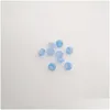 Diamantes soltos 242 Boa qualidade Resistência a altas temperaturas Nano Gems Facet Round 0.8-2.2Mm Opala média Céu Azul Sintético G Dhgarden Dh0Kn