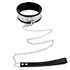 Collier de chien esclave en acier inoxydable avec chaîne en métal, jeux pour adultes, harnais de retenue BDSM, jouets sexy pour couples 331c