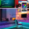 Bandes LED LED bande lumineuse RGB 2835 Bluetooth contrôle USB lumière Flexible 5V ruban Diode pour salle de vacances D2.0 HKD230912