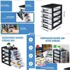 Opbergdozen Bakken Der Stationaire Houder Plastic Type Organizer Vanity Desktop Manager Z230811 Drop Delivery Huis Tuin Huishouden Dhu0W