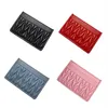 Designer Card Holders Women Mini Wallet 2023 Fashion Genuine Leather Luxury Coin Pocket Ladies Purse New Credit Cards Holder 4 Col221J