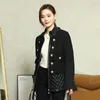 Women's Leather 2023 Autumn/Winter Genuine Coat Woolen Splice Stand Up Collar Sheepskin Small Fragrant Style